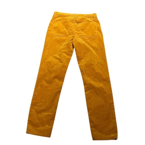 J.Crew Women’s 9” High-Rise Skinny Mustard Yellow Corduroy Pants, Size 27, NWT - Picture 2 of 8
